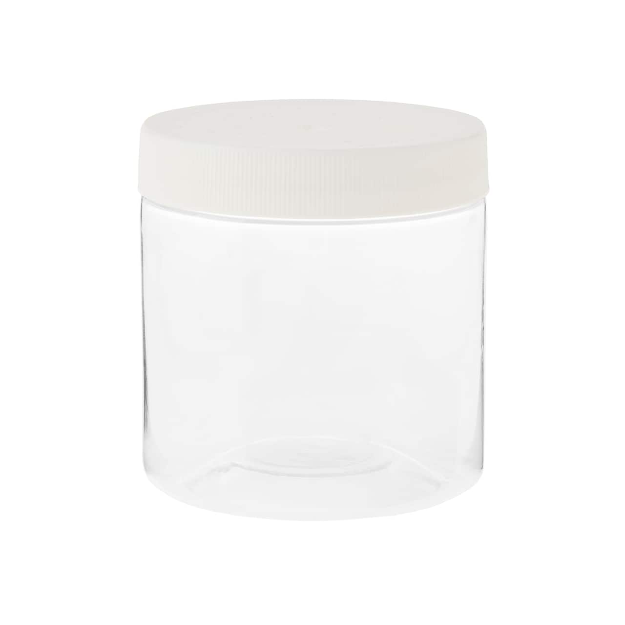 Plastic Storage Jar by Simply Tidy&#x2122;, 8oz.